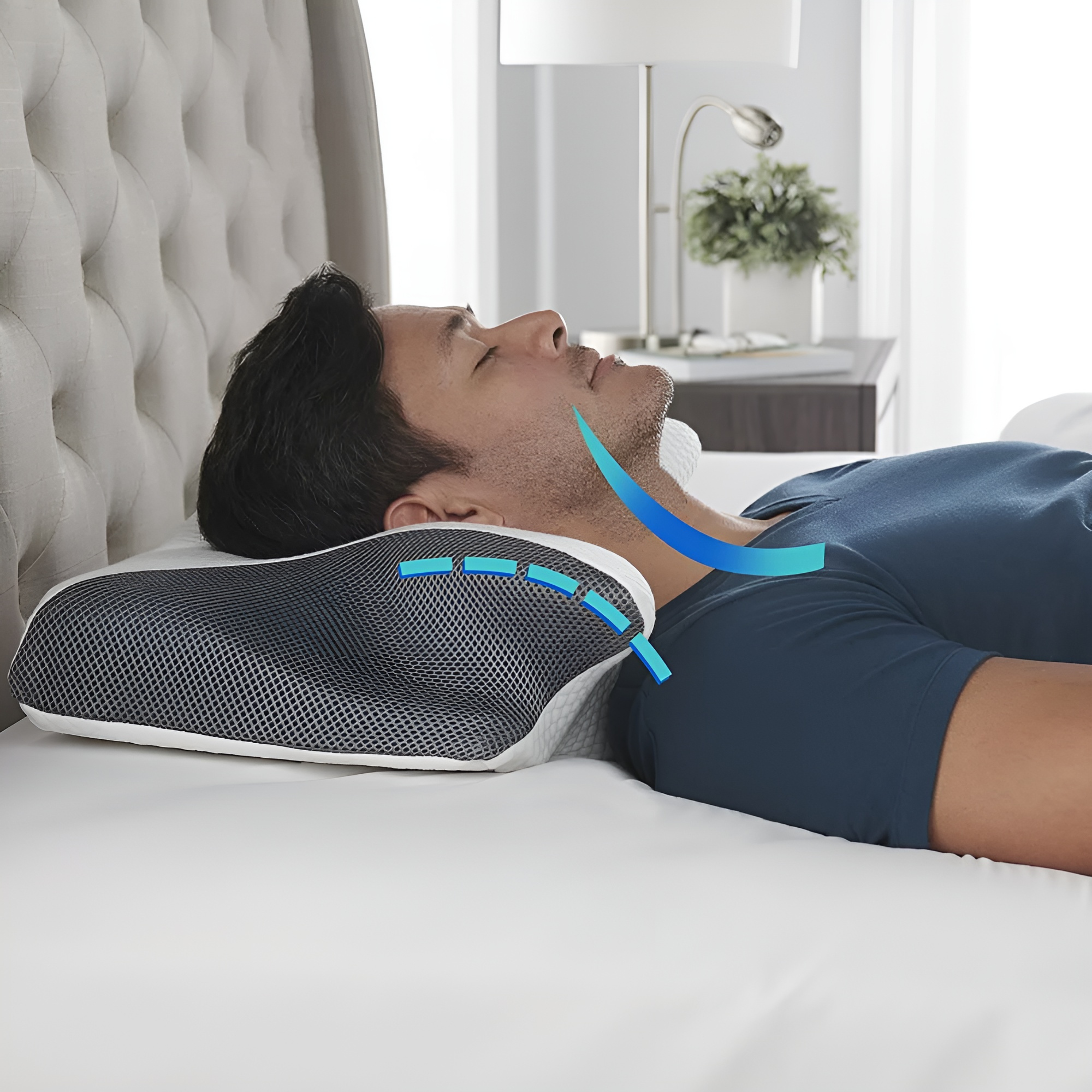 RestRelief Premium ergonomic pillow