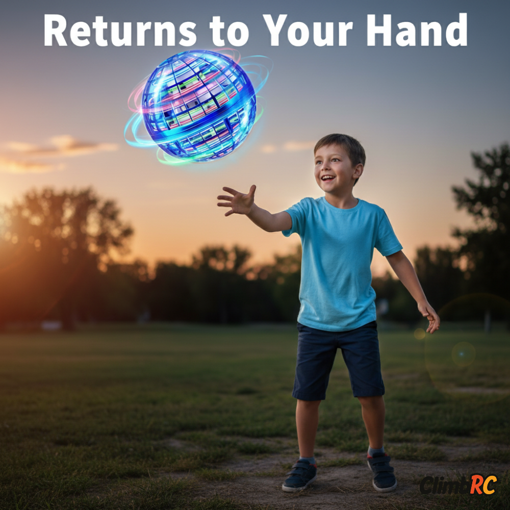 Flying Boomerang Orb Ball Toy