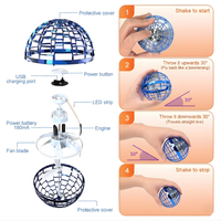 Flying Boomerang Orb Ball Toy