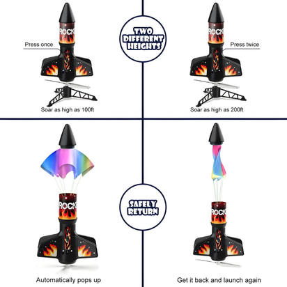 Reusable Electric Toy Rocket