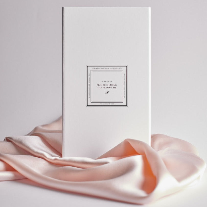 Premium Silk Pillowcase-Modern Ruby