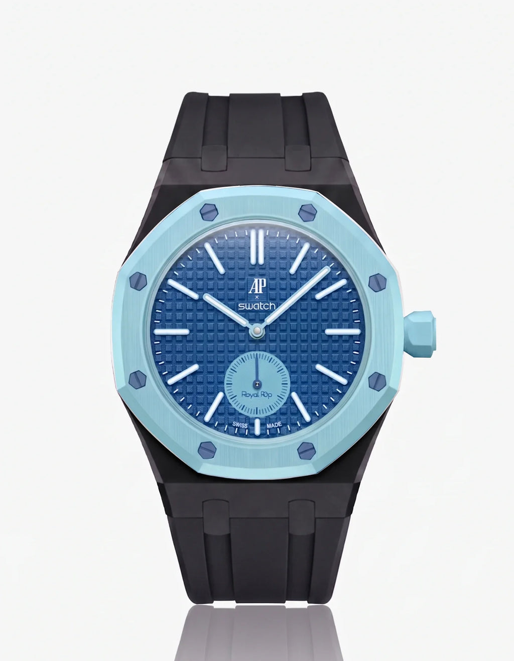 Rubber Strap & Case For AP x Swatch Royal Pop Làn Ba