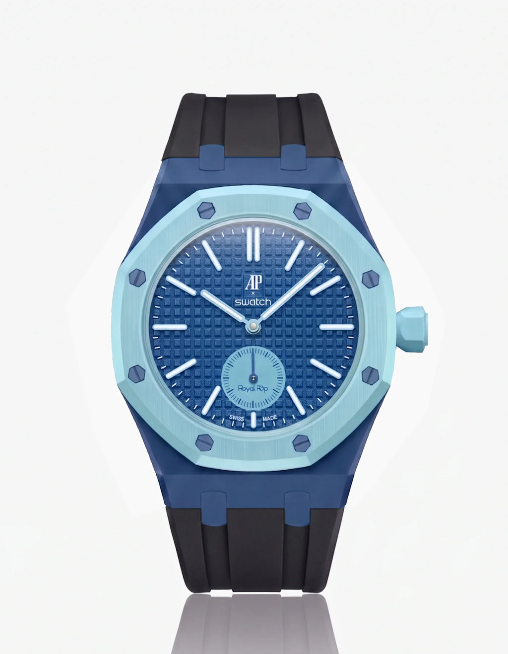 Rubber Strap & Case For AP x Swatch Royal Pop Làn Ba