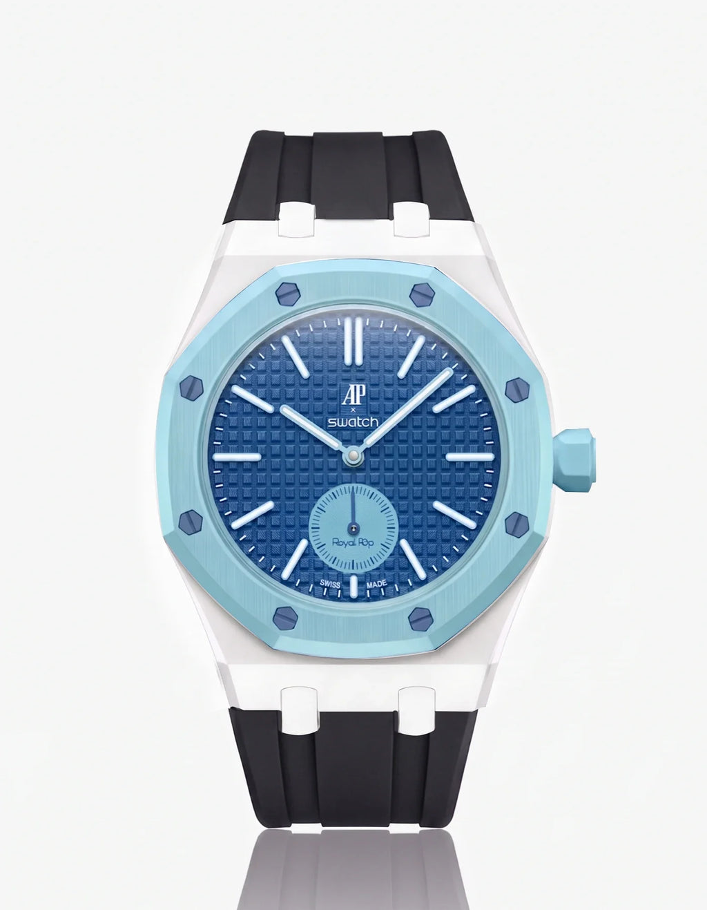 Rubber Strap & Case For AP x Swatch Royal Pop Làn Ba
